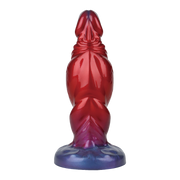 Power Monsters - Shadow Behemoth - Dildo gonfiabile Monster - 22 cm - Rosso/Blu-Erotiekvoordeel.nl