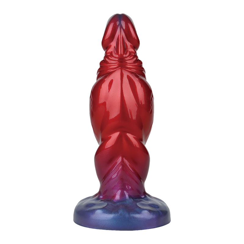 Power Monsters - Shadow Behemoth - Dildo gonfiabile Monster - 22 cm - Rosso/Blu-Erotiekvoordeel.nl