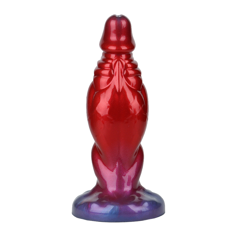 Power Monsters - Shadow Behemoth - Dildo gonfiabile Monster - 22 cm - Rosso/Blu-Erotiekvoordeel.nl
