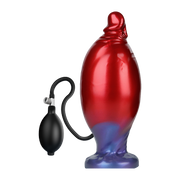 Power Monsters - Shadow Behemoth - Dildo gonfiabile gigante - 22 cm - Rosso/Blu - Erotiekvoordeel.nl