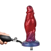 Power Monsters - Shadow Behemoth - Dildo gonfiabile gigante - 22 cm - Rosso/Blu - Erotiekvoordeel.nl