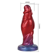 Power Monsters - Shadow Behemoth - Dildo gonfiabile gigante - 22 cm - Rosso/Blu-Erotiekvoordeel.nl