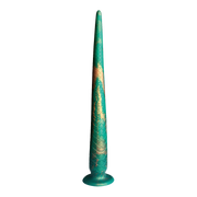 Power Monsters - Verdant Titan - Mythical Tail Dildo - Groen/Goud-Erotiekvoordeel.nl