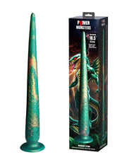 Power Monsters - Verdant Titan - Mythical Tail Dildo - Groen/Goud-Erotiekvoordeel.nl