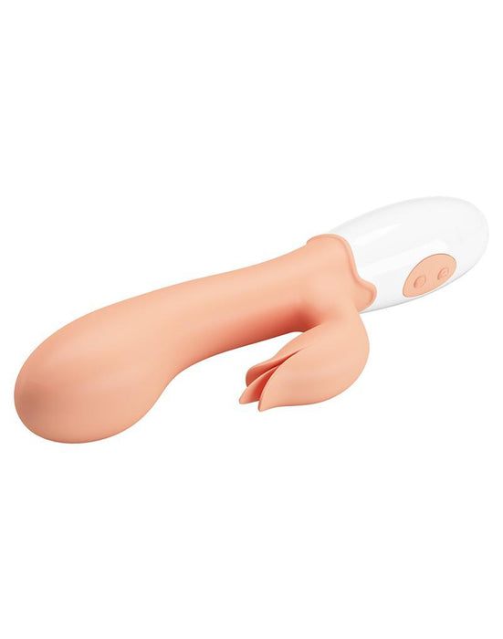 Pretty Love - Bloody Mary - Vibrator - Rabbit Vibrator met Clitoris Stimulatie - Lichte Huidskleur - Geeft Intens en Krachtig Plezier-Erotiekvoordeel.nl
