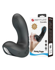 Pretty Love - Camelia - Vinger Vibrator - Zwart-Erotiekvoordeel.nl