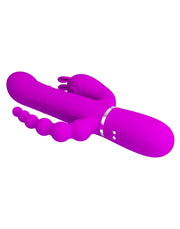 Pretty Love - Cammy - Vibratore triplo - Rosa intenso - Erotiekvoordeel.nl