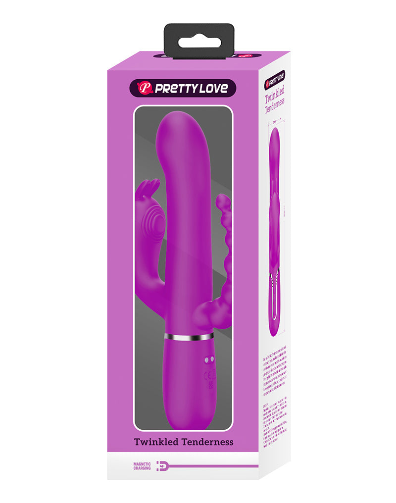 Pretty Love - Cammy - Vibratore triplo - DiepRosa-Erotiekvoordeel.nl