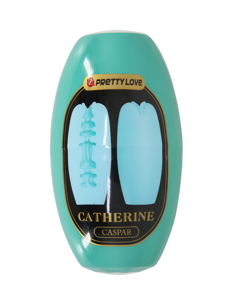 Pretty Love - Catherine Caspar - Mini masturbador - Azul claro-Erotiekvoordeel.nl