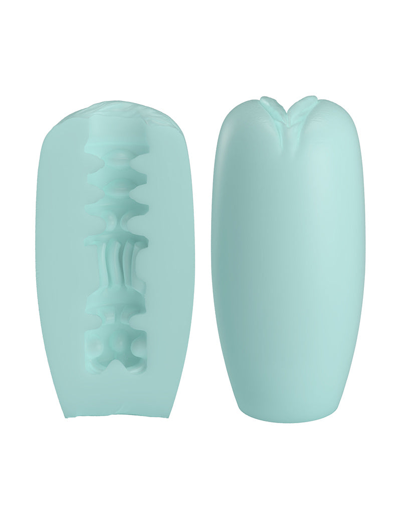 Pretty Love - Catherine Caspar - Mini masturbador - Azul claro-Erotiekvoordeel.nl