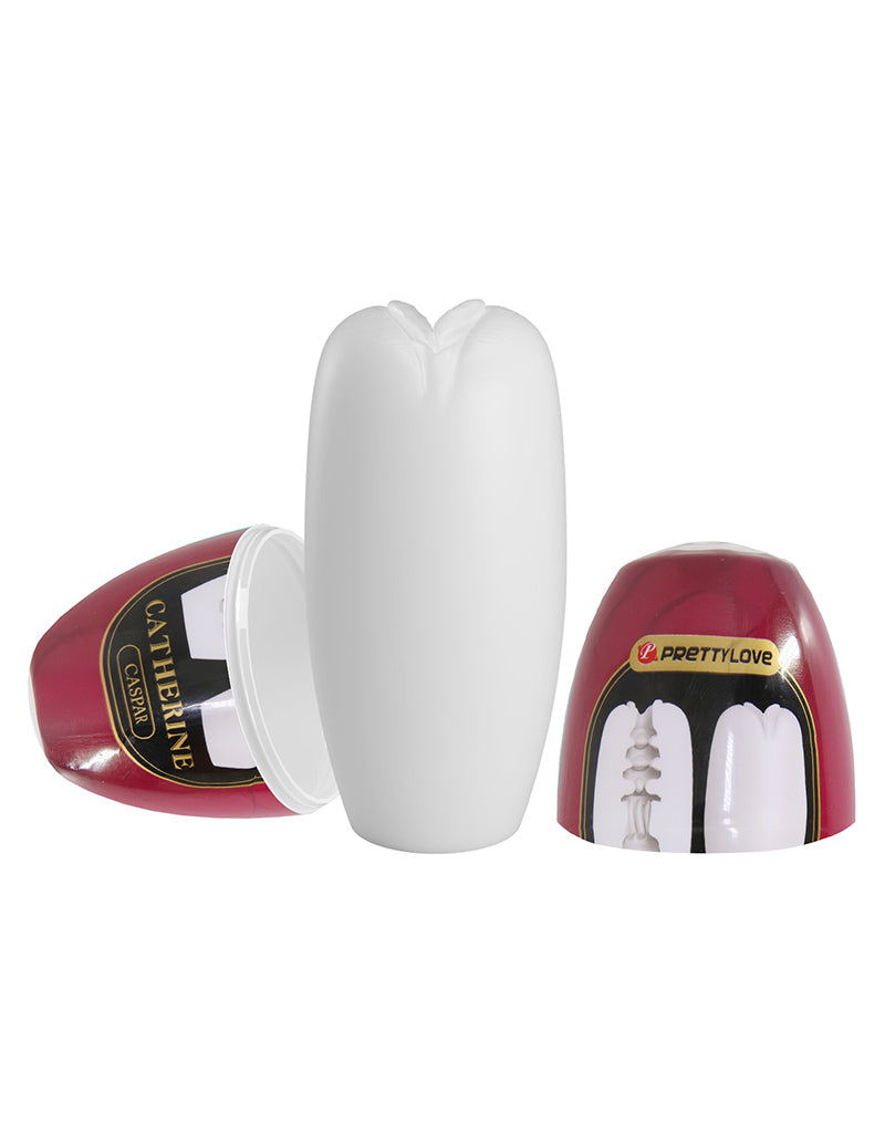 Pretty Love - Catherine Caspar - Mini masturbador - Blanco - Erotiekvoordeel.nl