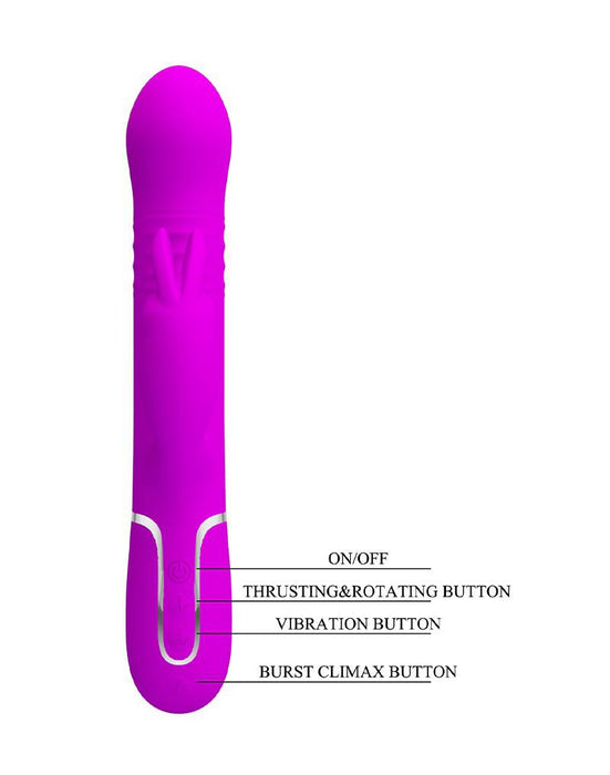 Pretty Love - Coale - Rabbit Vibrator - Paars-Erotiekvoordeel.nl