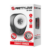 Pretty Love - DJ Girl - Thrusting Perfect Stroker - Thrusting Masturbator - Black/White-Erotiekvoordeel.nl