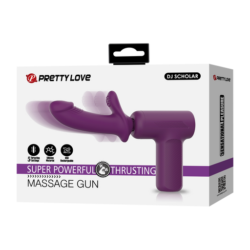 Pretty Love - DJ Scholar - Thrusting Massager - Purple-Erotiekvoordeel.nl
