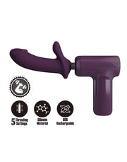 Pretty Love - DJ Scholar - Thrusting Massager - Purple-Erotiekvoordeel.nl