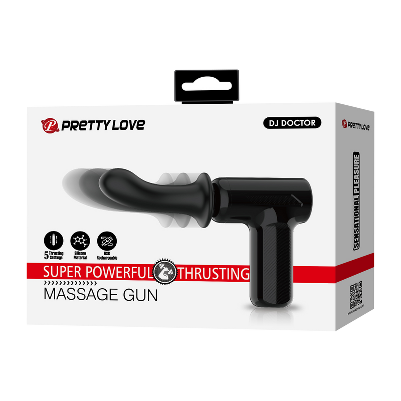 Pretty Love - DJ Scholar - Thrusting Massager - Black-Erotiekvoordeel.nl