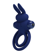 Pretty Love - Darey - Rabbit Cock Ring - Dark Blue-Erotiekvoordeel.nl