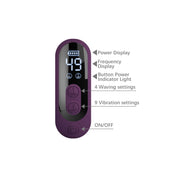 Pretty Love - Dee - Rabbit-Vibrator mit LED-Display - Violet-Erotiekvoordeel.nl