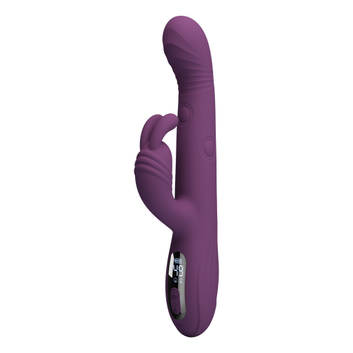 Pretty Love - Dee - Vibratore Rabbit con display LED - Viola-Erotiekvoordeel.nl