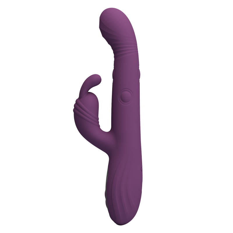 Pretty Love - Dee - Rabbit-Vibrator mit LED-Display - Lila - Erotiekvoordeel.nl