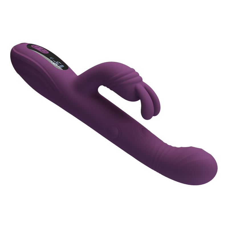 Pretty Love - Dee - Rabbit-Vibrator mit LED-Display - Lila - Erotiekvoordeel.nl