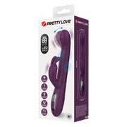 Pretty Love - Dee - Rabbit-Vibrator mit LED-Display - Violet-Erotiekvoordeel.nl