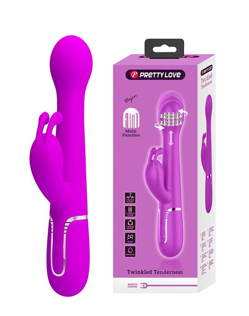 Pretty Love - Dejon - Vibratore Rabbit - Viola-Erotiekvoordeel.nl