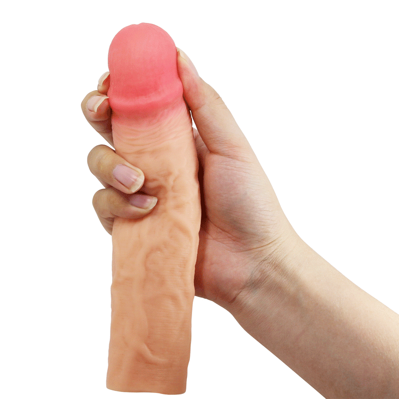 Pretty Love - Derek - Realistische Penishülle - 215 mm - Helle Hautfarbe - Erotiekvoordeel.nl