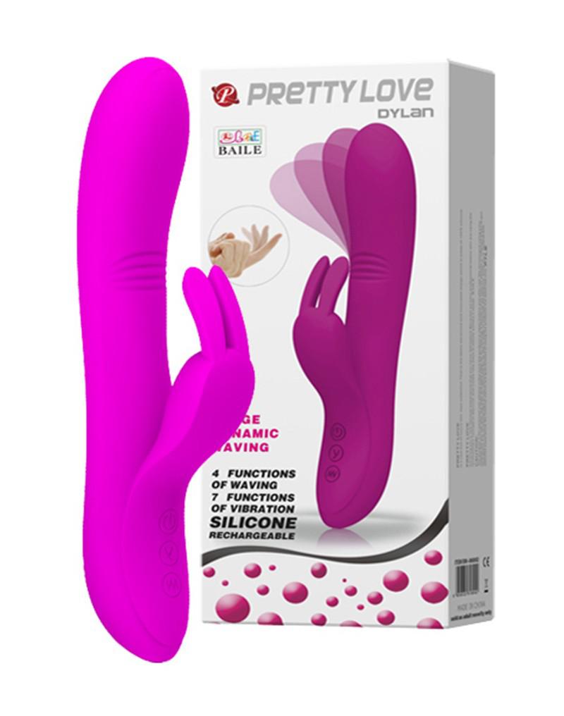 Pretty Love - Plug anale doppio Geisha - Con palline metalliche mobili - Erotiekvoordeel.nl