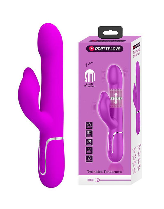 Pretty Love - Falin - Rabbit Vibrator - Paars-Erotiekvoordeel.nl