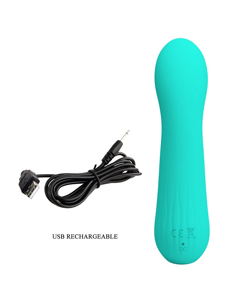 Pretty Love - Faun - Flexible G-Spot Vibrator - Turquoise-Erotiekvoordeel.nl