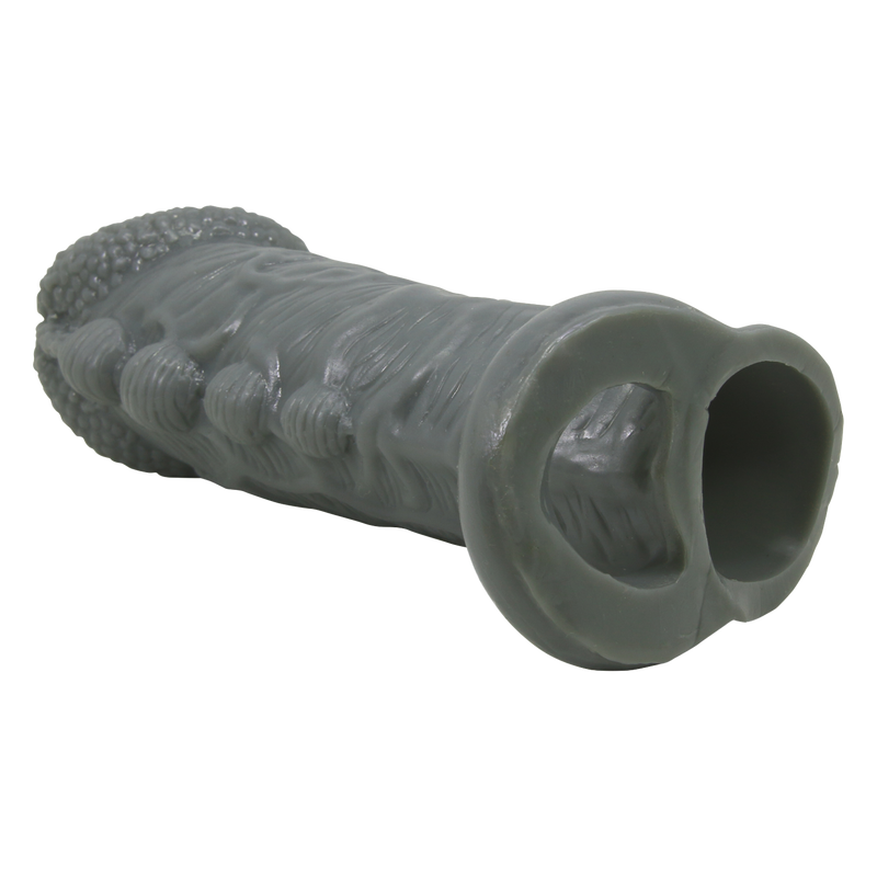 Pretty Love - Faylen - Realistische Penis Sleeve - Donkergrijs-Erotiekvoordeel.nl