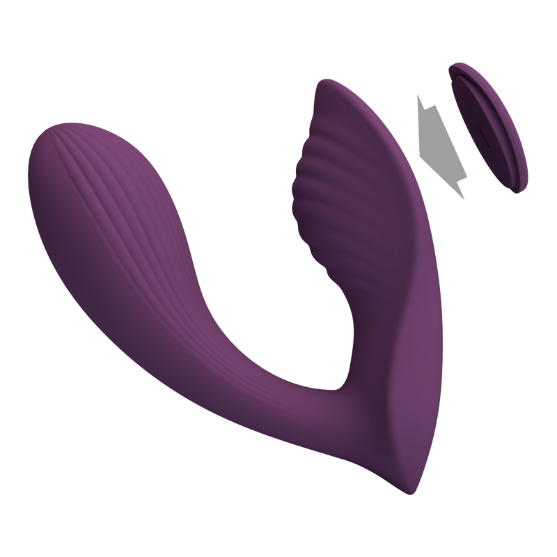 Pretty Love - Franz - Vibratore indossabile - Vibratore per collant - Slip vibranti - Viola - Erotiekvoordeel.nl