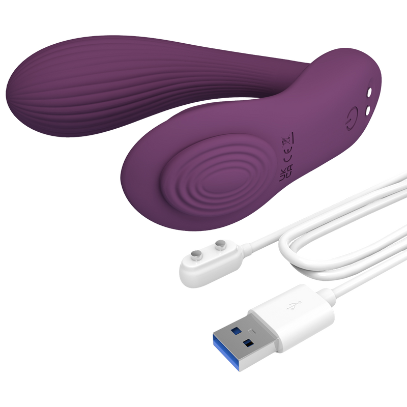 Pretty Love - Franz - Vibratore indossabile - Vibratore per collant - Slip vibranti - Viola - Erotiekvoordeel.nl