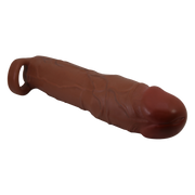 Pretty Love - Gerd - Cockring met verlengde Penis Sleeve - 75mm - Bruin-Erotiekvoordeel.nl