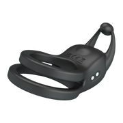 Pretty Love - Goodwin - Vibrating Double Cock Ring - Black-Erotiekvoordeel.nl