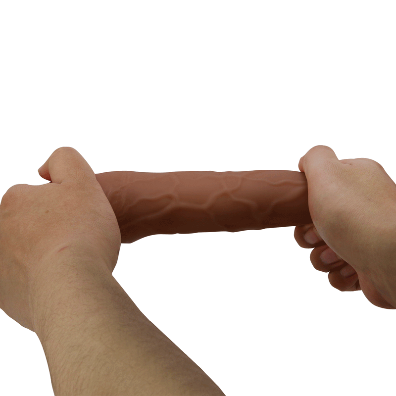 Pretty Love - Hani - Verlengende Penis Sleeve met Cockring - 50mm - Bruin-Erotiekvoordeel.nl