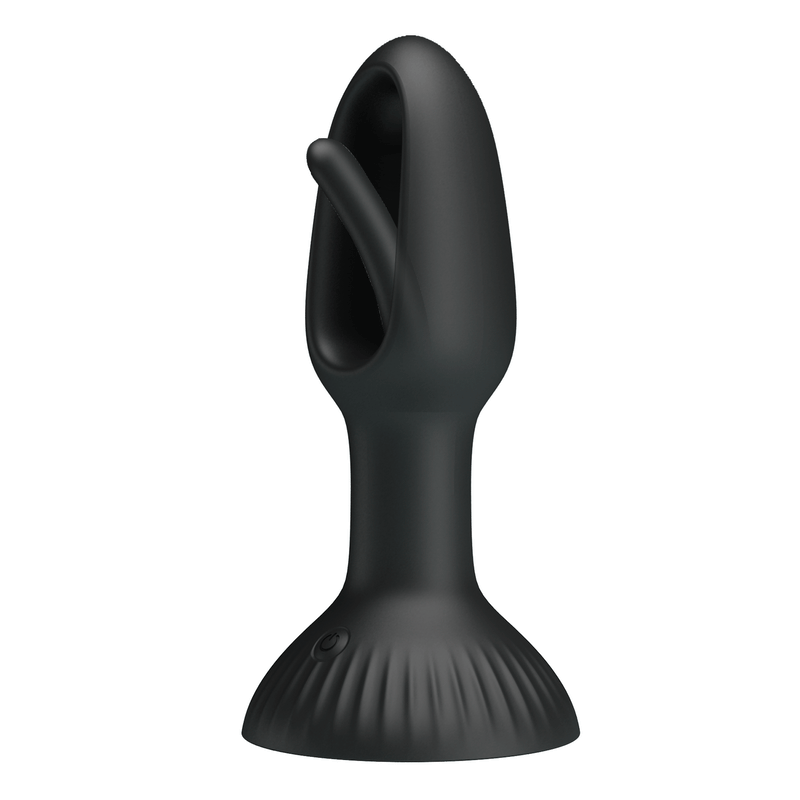 Pretty Love - Hubert - Plug anale vibrante - Vibratore anale - Con linguetta oscillante - Nero - Erotiekvoordeel.nl