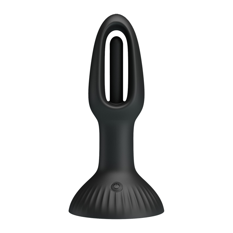 Pretty Love - Hubert - Plug anale vibrante - Vibratore anale - Con linguetta oscillante - Nero-Erotiekvoordeel.nl