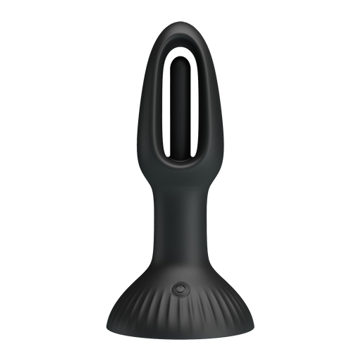 Pretty Love - Hubert - Plug anale vibrante - Vibratore anale - Con linguetta oscillante - Nero-Erotiekvoordeel.nl