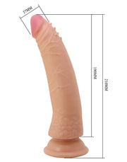 Pretty Love - Kable - Sliding Skin Realistic Dildo - 21 cm - Light Skin Tone - Erotiekvoordeel.nl