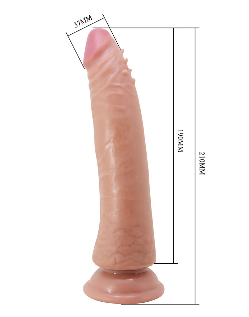 Pretty Love - Kable - Gode réaliste Sliding Skin - 21 cm - Couleur peau moyenne - Erotiekvoordeel.nl
