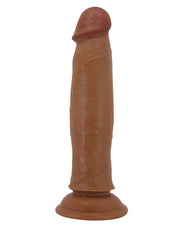 Pretty Love - Keon - Realistic Sliding Skin Dildo - 21.4 cm - Brown-Erotiekvoordeel.nl