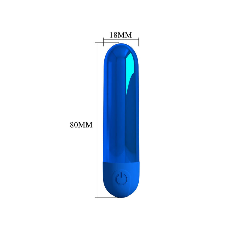 Pretty Love - Kiwi - Vibrador bala - Azul-Erotiekvoordeel.nl