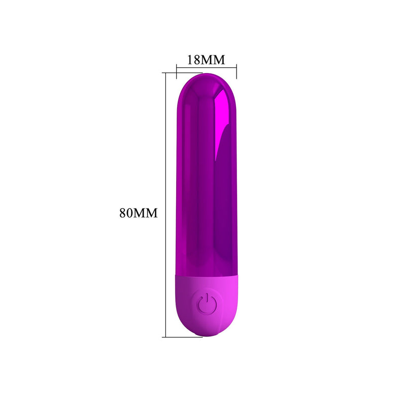 Pretty Love - Kiwi - Vibrador bala - Morado-Erotiekvoordeel.nl