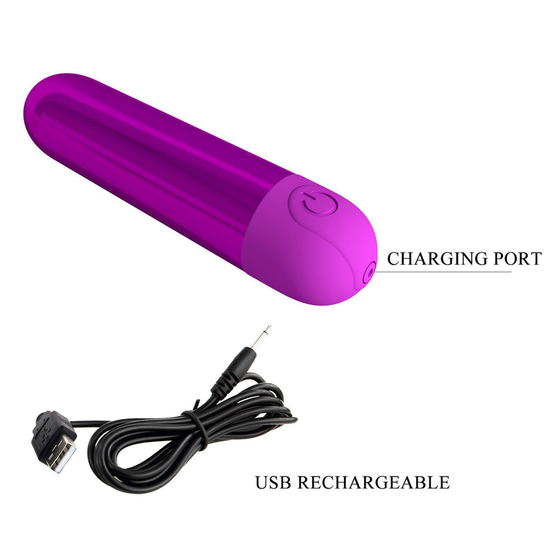 Pretty Love - Kiwi - Vibrador bala - Morado-Erotiekvoordeel.nl