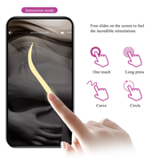 Pretty Love - Klay - Vibromasseur œuf à pulsations - Contrôle via application - Violet-Erotiekvoordeel.nl