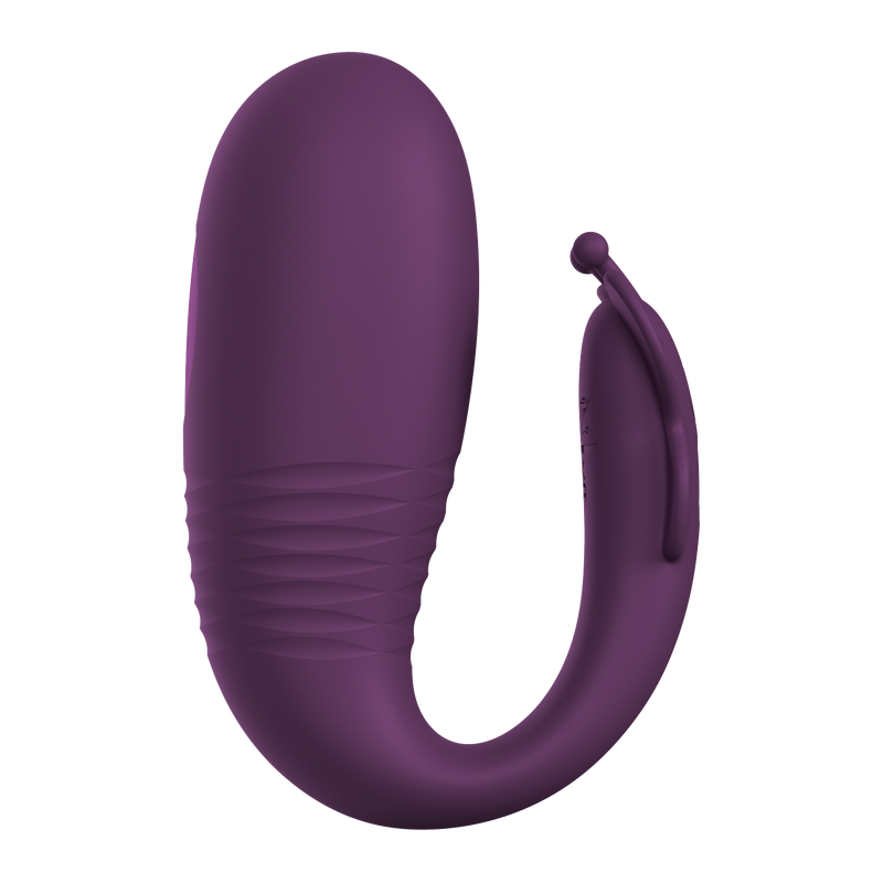 Pretty Love - Klay - Vibromasseur œuf à pulsations - Contrôle via application - Violet-Erotiekvoordeel.nl