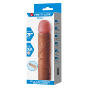 Pretty Love - Kylian - Estensore per pene - 75 mm - Marrone-Erotiekvoordeel.nl