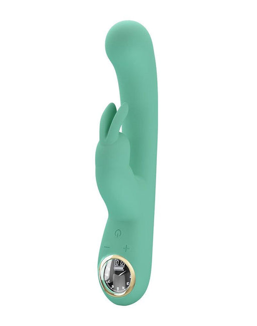Pretty Love - Lamar - Vibratore Rabbit - Con display LCD - Blu chiaro - Erotiekvoordeel.nl